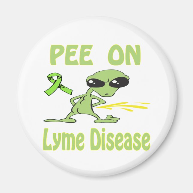 Pee On Lyme Disease Magnet (Front)