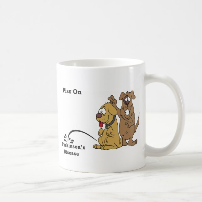 Pee on Parkinson's Disease Coffee Mug (Right)