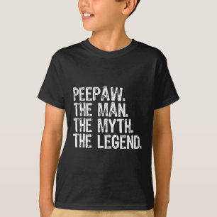Pee-paw The Man The Myth The Legend Bunnyaw Funny T-Shirt
