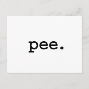 pee. postcard