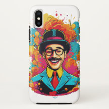 Pee Wee Herman Laughing iPhone X Tough Case"
