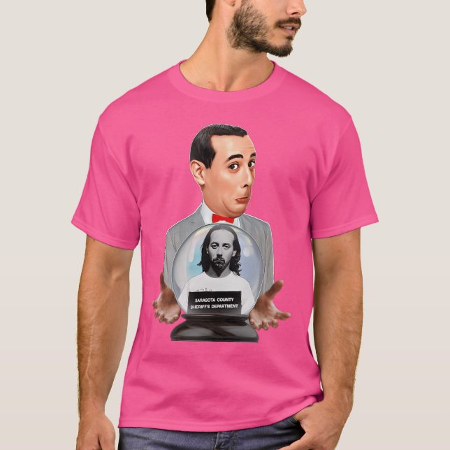 Pee Wee Herman Mugshot T-Shirt (Front)