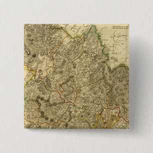 PeeblesShire 15 Cm Square Badge