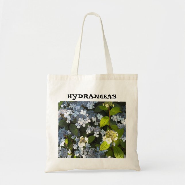 Peegee Hydrangeas Tote Bag (Front)