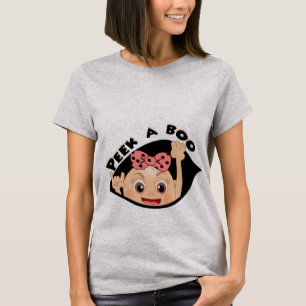 Peek-a-boo baby girl T-Shirt
