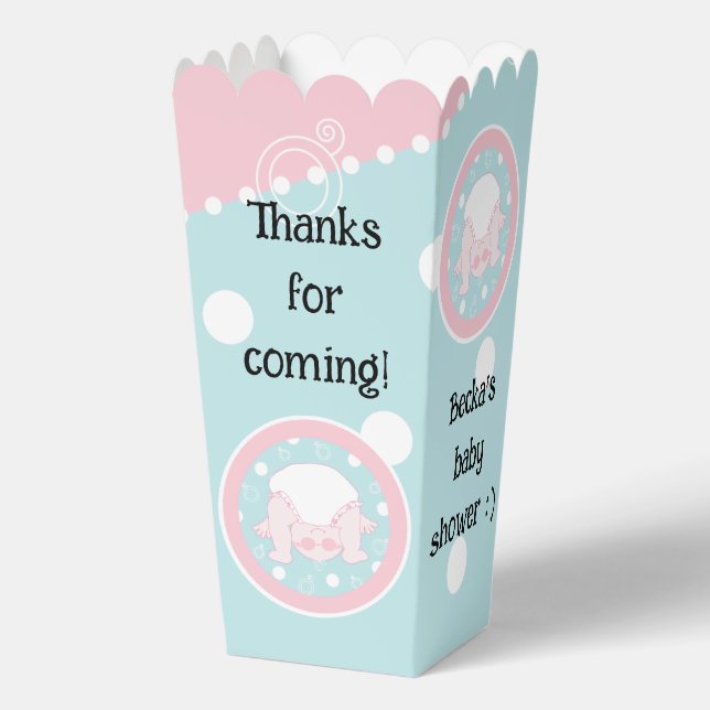 Peek a Boo Baby Shower Favour Boxes (Front)