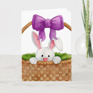 Peek-a-Boo Bunny Card
