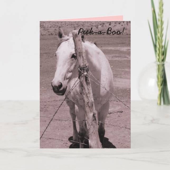 Peek-a-Boo! Card (Front)