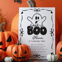 Peek A Boo Ghost Birthday 