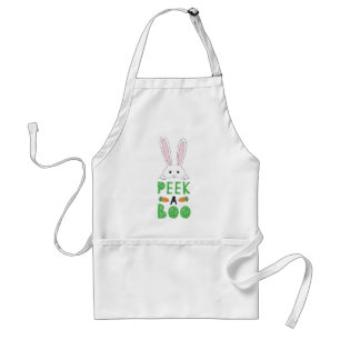 Peek-a-boo Green Standard Apron