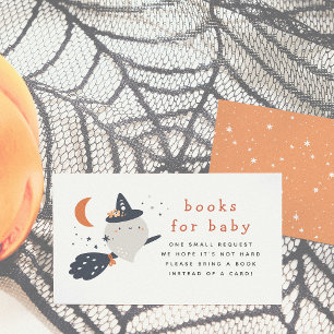 Peek A Boo Halloween Baby Shower Books For Baby Enclosure Card