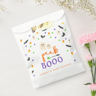 Peek a Boo Halloween Baby Shower Favour Bags