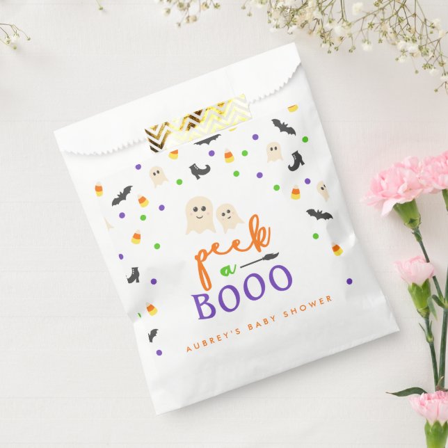 Peek a Boo Halloween Baby Shower Favour Bags (Sealed)