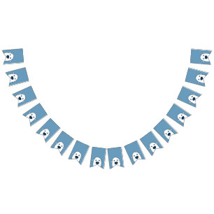 Peek-a-boo Hiding Polar Bear Party Banner