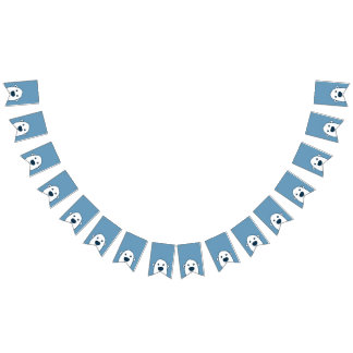 Peek-a-boo Hiding Polar Bear Party Banner