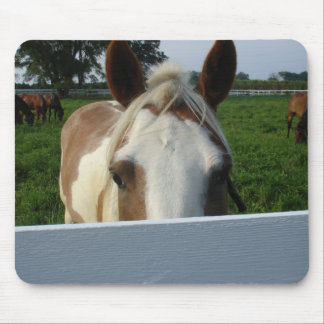 Peek a Boo Horse Mouse Mat