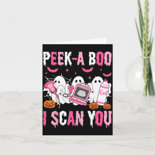 Peek A Boo I Scan You Soky Sonographer Ultrasound  Card
