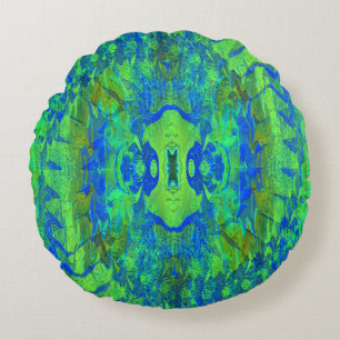 Peek-a-boo in the Sea.... Round Cushion