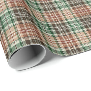 Peek-a-Boo Kitten Claus Wrapping Paper