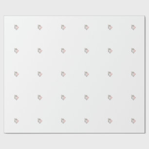 "Peek A Boo Kitty Cute Cat Wrapping Paper" Paper