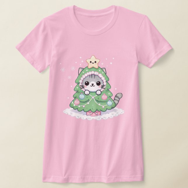 Peek-a-Boo Kitty T-Shirt (Laydown)
