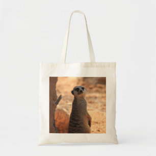 Peek-a-Boo Meerkat Tote Bag, Zoo Babies
