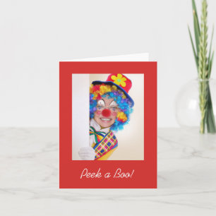 Peek a Boo Note Card