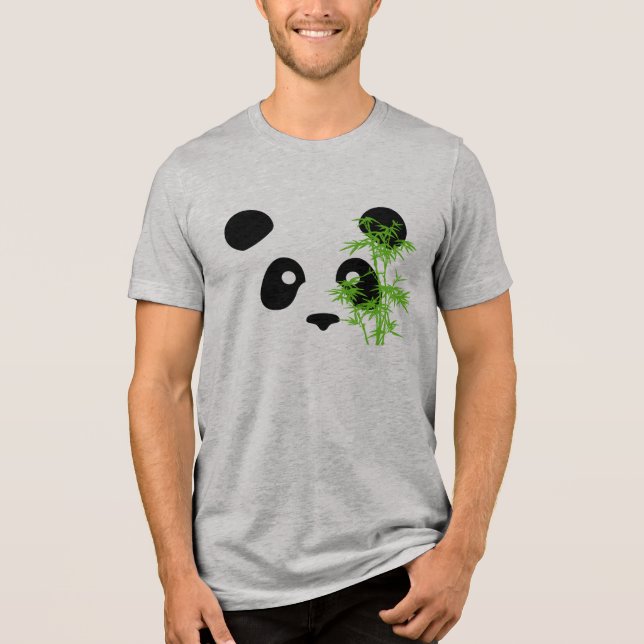 "Peek a Boo Panda" Tri-Blend Shirt (Front)