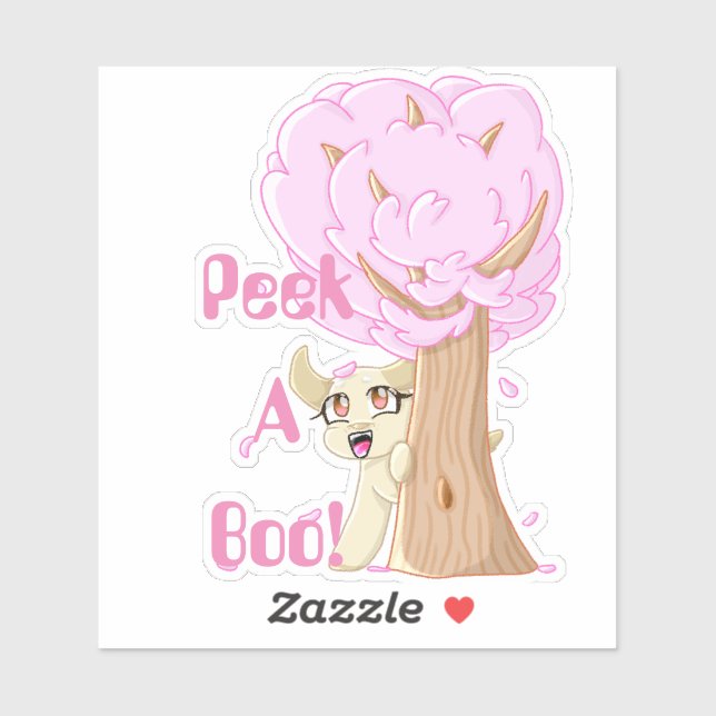 Peek-A-Boo Puppy Vinyl Sticker!!! (Sheet)