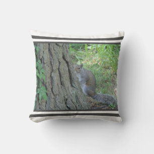 Peek A Boo Squirrel - Cushion