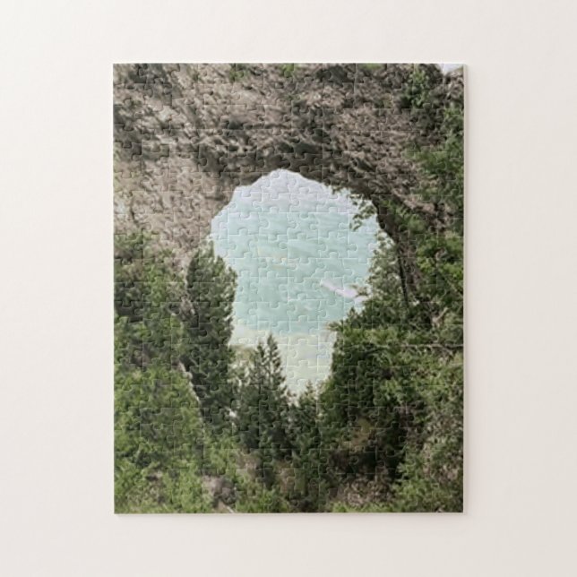 Peek A Boo to the Ocean Photo on a  Jigsaw Puzzle (Vertical)