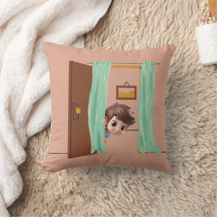 Peek of Joy – Playful Childhood Cushion