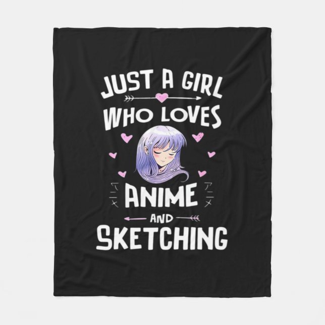 Peekabo Anime Classic Fleece Blanket (Front)