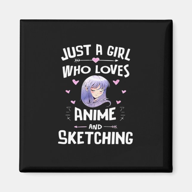 Peekabo Anime Classic Magnet (Front)