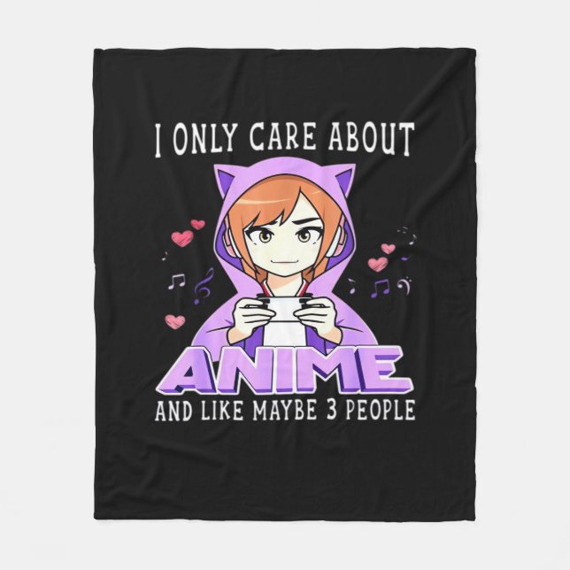 Peekabo Anime Manga Fleece Blanket (Front)