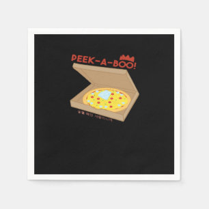 Peekabo Basic & Funny Design Napkin