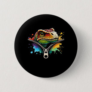 Peekabo Design For Halloween 6 Cm Round Badge