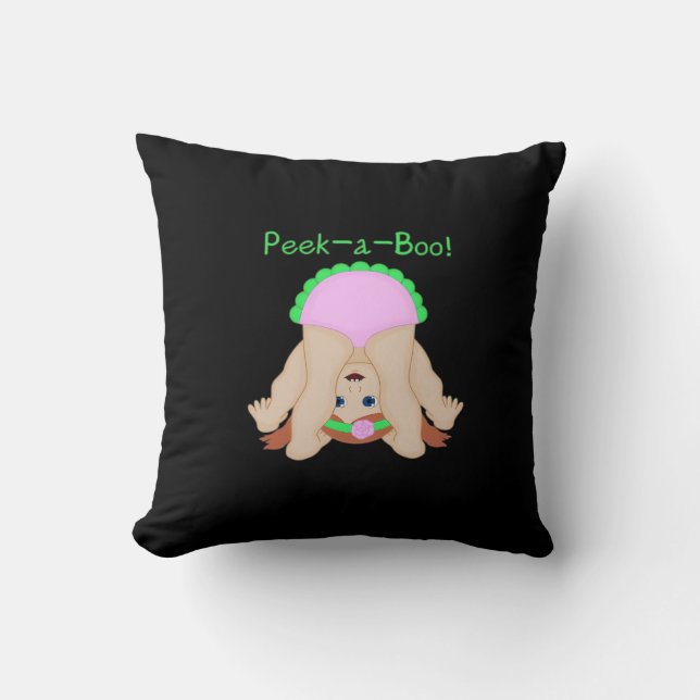 Peekabo For Halloween Cushion (Front)