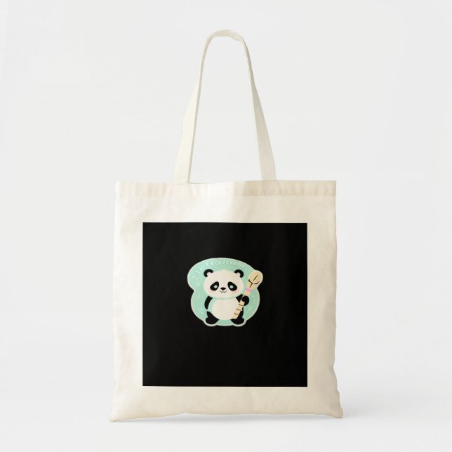 Peekabo Panda Tote Bag (Front)
