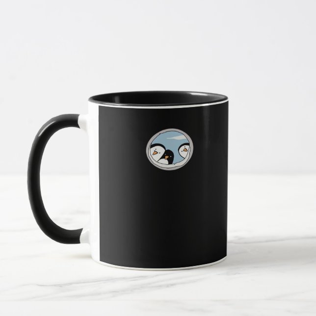 Peekabo Penguins Mug (Left)