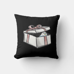 Peekabo Present Cushion