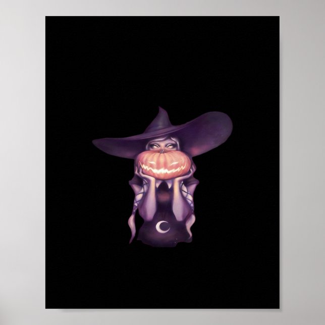 Peekabo Pumpkin Poster (Front)