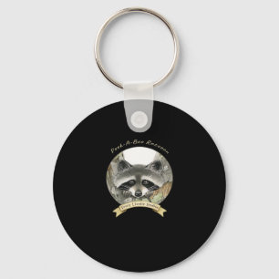 Peekabo Racoon Key Ring