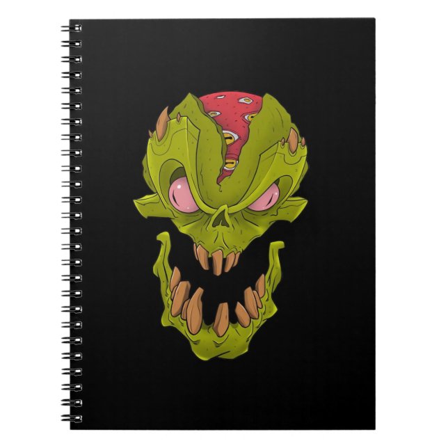 Peekabo Skull Notebook (Front)