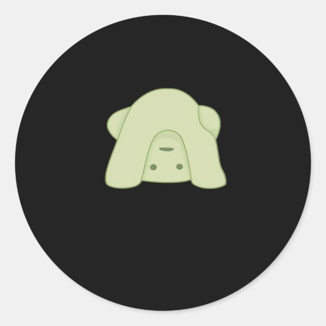 Peekabo Smiski Classic Round Sticker (Front)