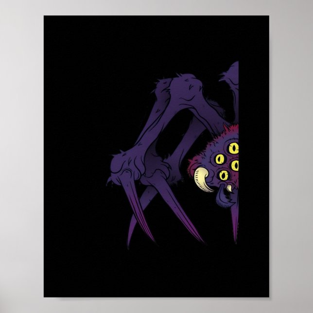 Peekabo Spider Poster (Front)