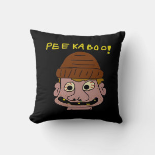 Peekabo Weird Man Cushion
