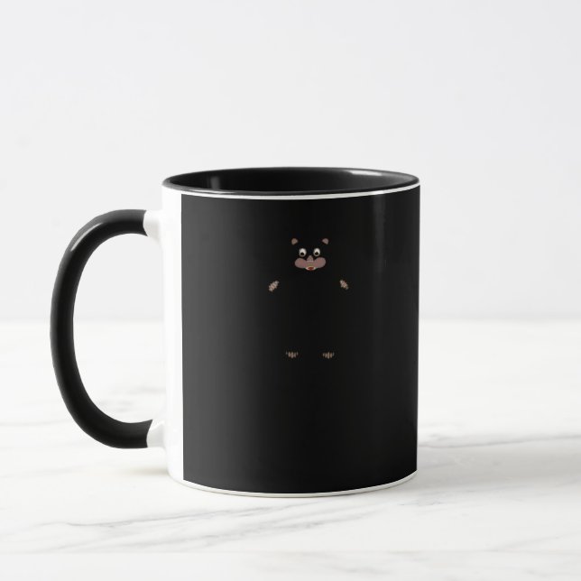 Peekabo (White) Mug (Left)