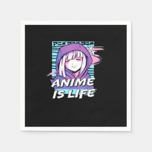 Peekaboo Anime Funny Napkin