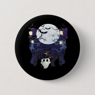 Peekaboo Autumn Vibes 6 Cm Round Badge